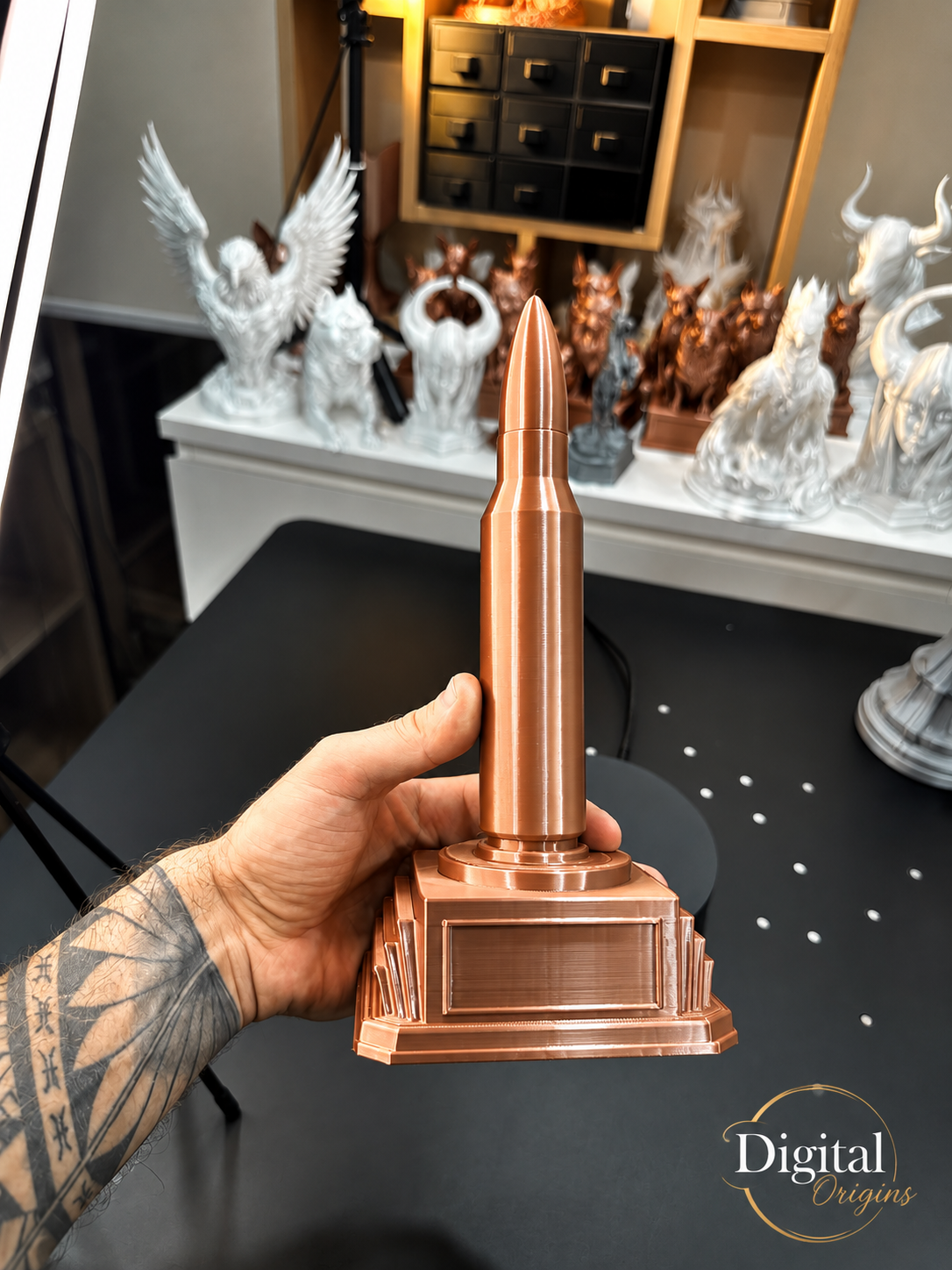 Bullet Trophy — Statement Decorative Sculpture