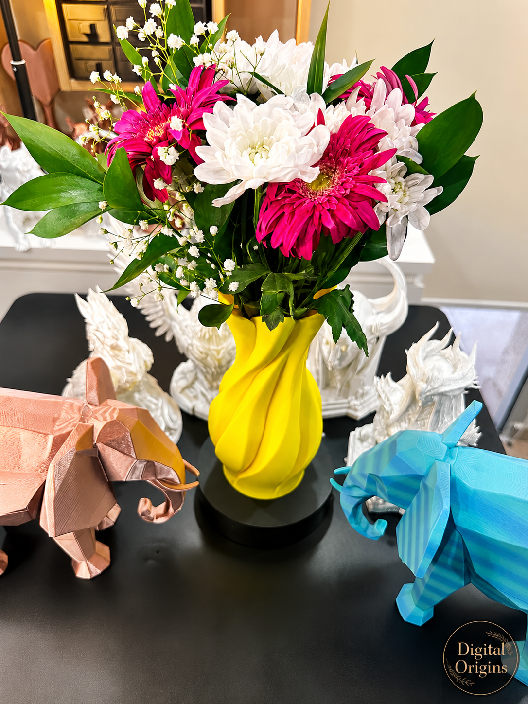 Aurora Bloom Vase – Modern Sculptural Flower Vase, Contemporary Home Decor