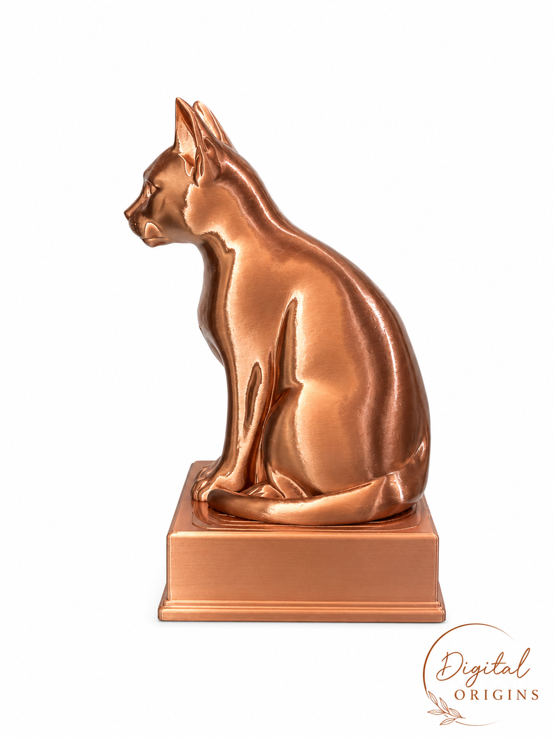 Russian Blue Cat Statue – Personalized Cat Memorial & Custom Pet Gift