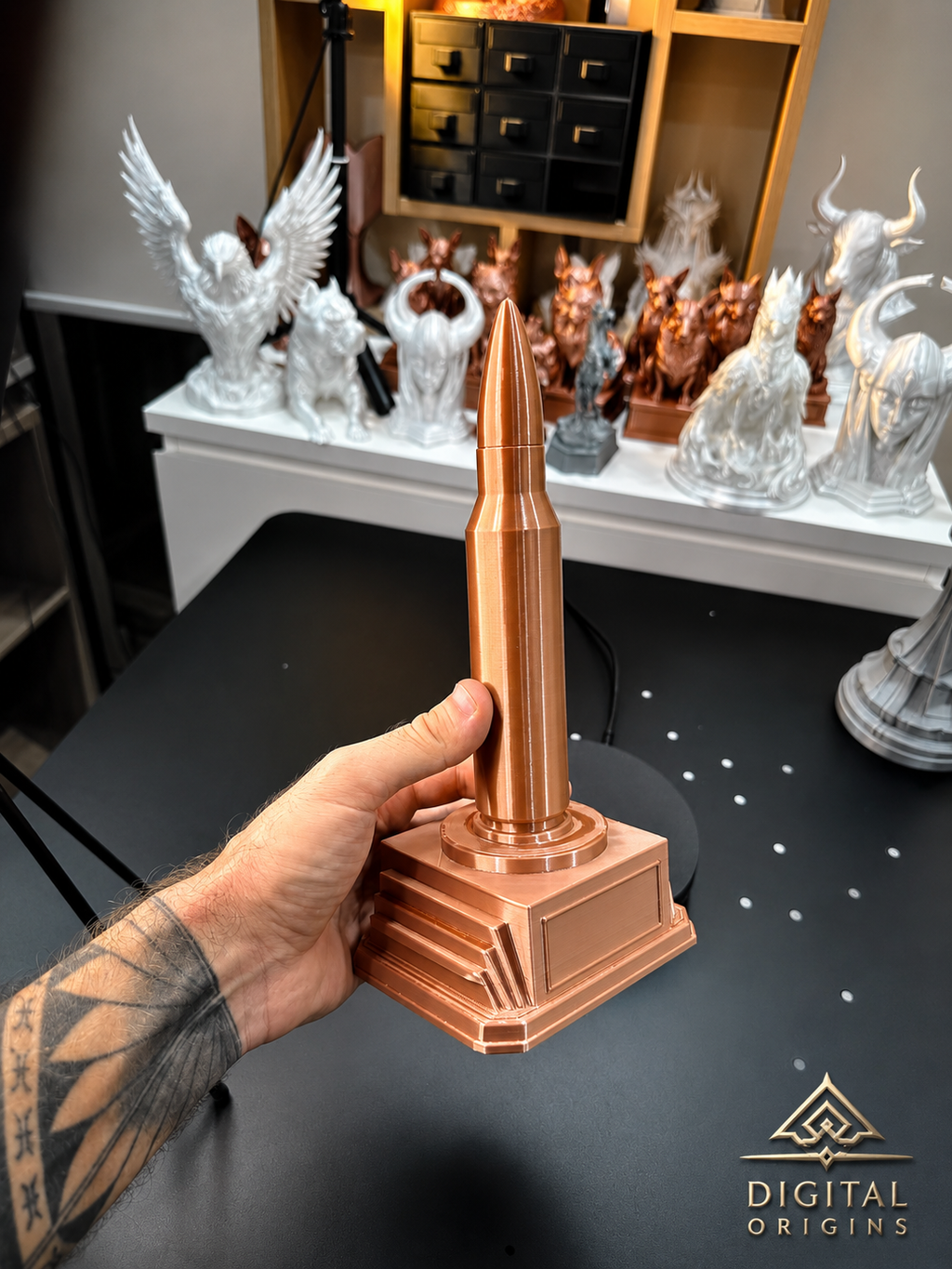 Bullet Trophy — Statement Decorative Sculpture