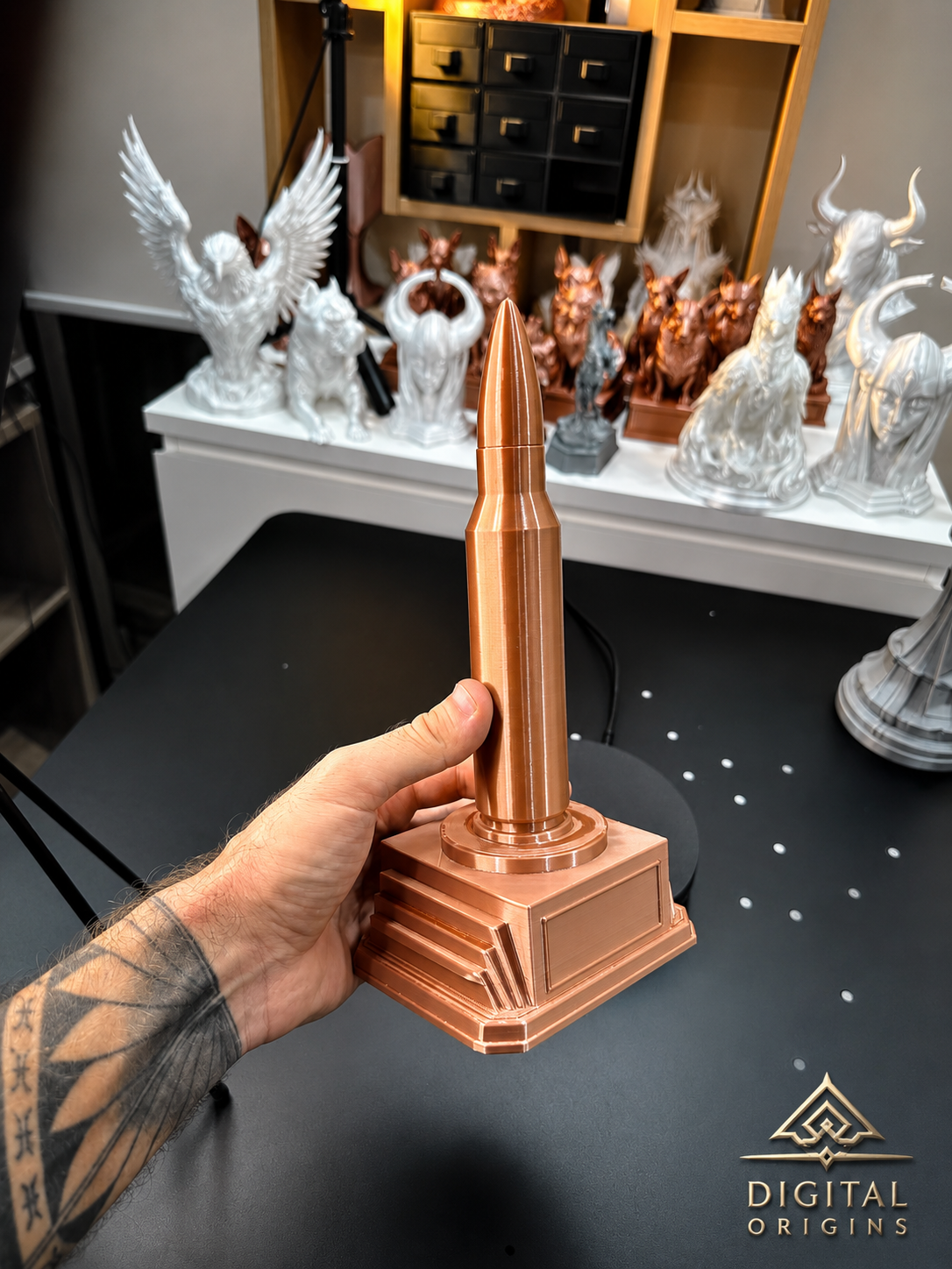 Bullet Trophy — Statement Decorative Sculpture