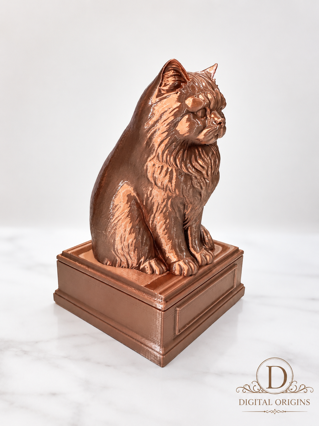 Persian Cat Realistic Figurine