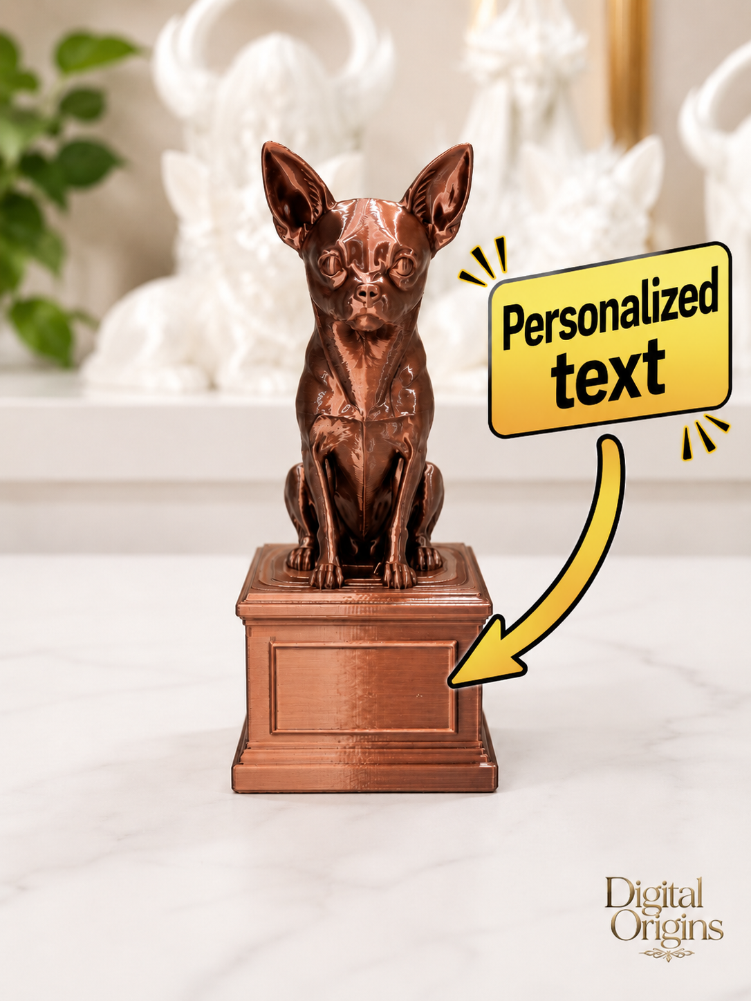 Chihuahua Personalized Dog Figurine