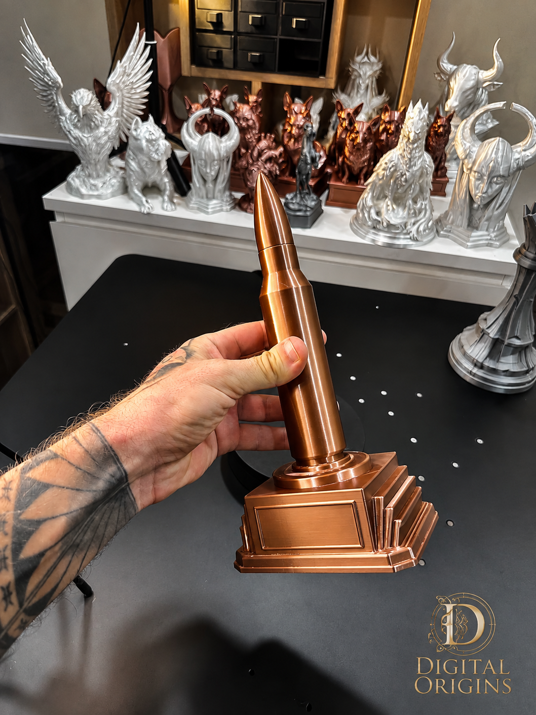 Bullet Trophy — Statement Decorative Sculpture