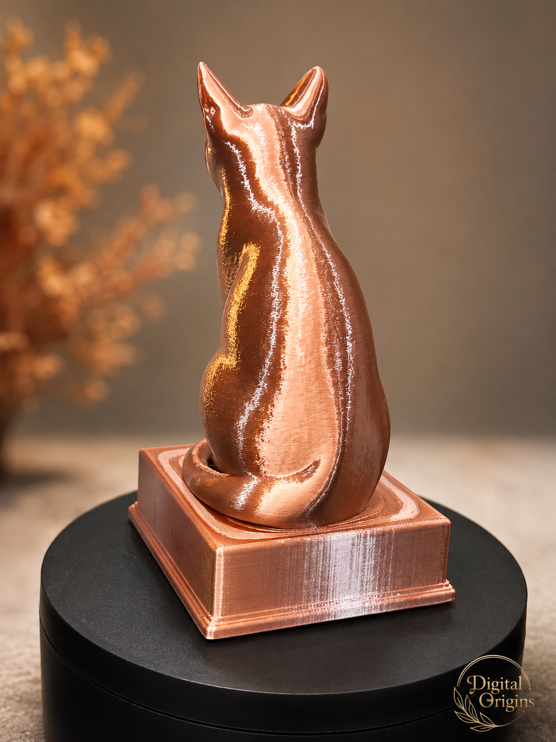 Russian Blue Cat Statue – Personalized Cat Memorial & Custom Pet Gift