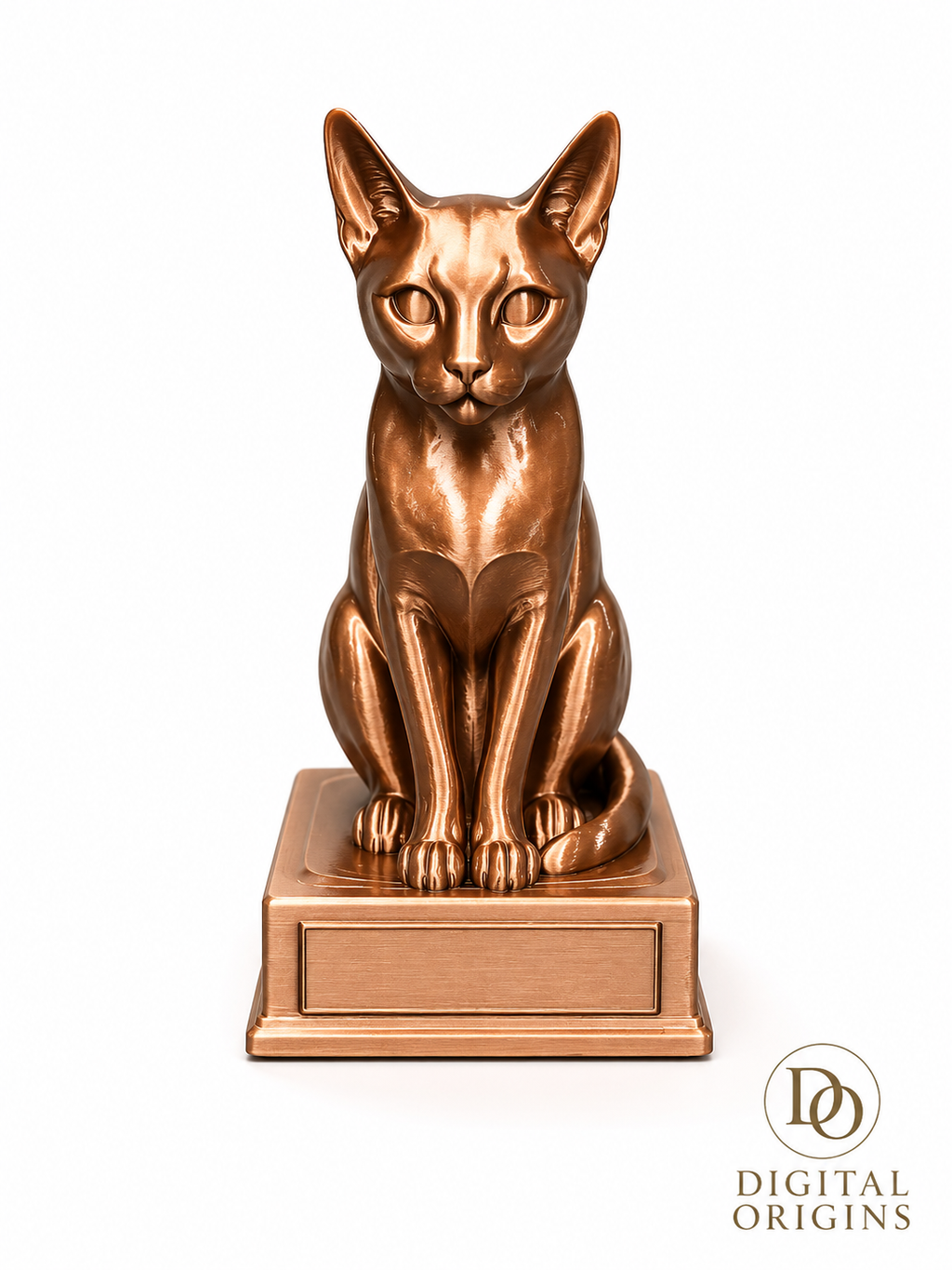 Russian Blue Cat Statue – Personalized Cat Memorial & Custom Pet Gift