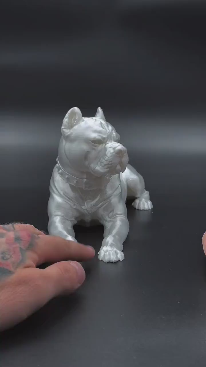 Cane Corso Lying Sculpture – Modern Dog Figure / Home Decor